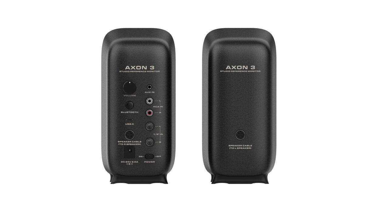 NUX AXON 3 90 Watt 2 Way Lightweight Bluetooth Powered Studio Monitor Speaker with Carrying Bag