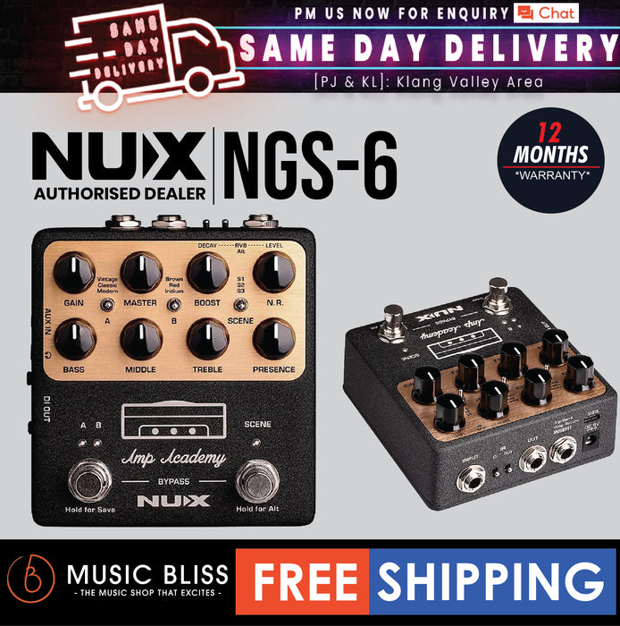 NUX NGS6 Verdugo SRS Amp Academy Amp Modeler - Music Bliss Malaysia