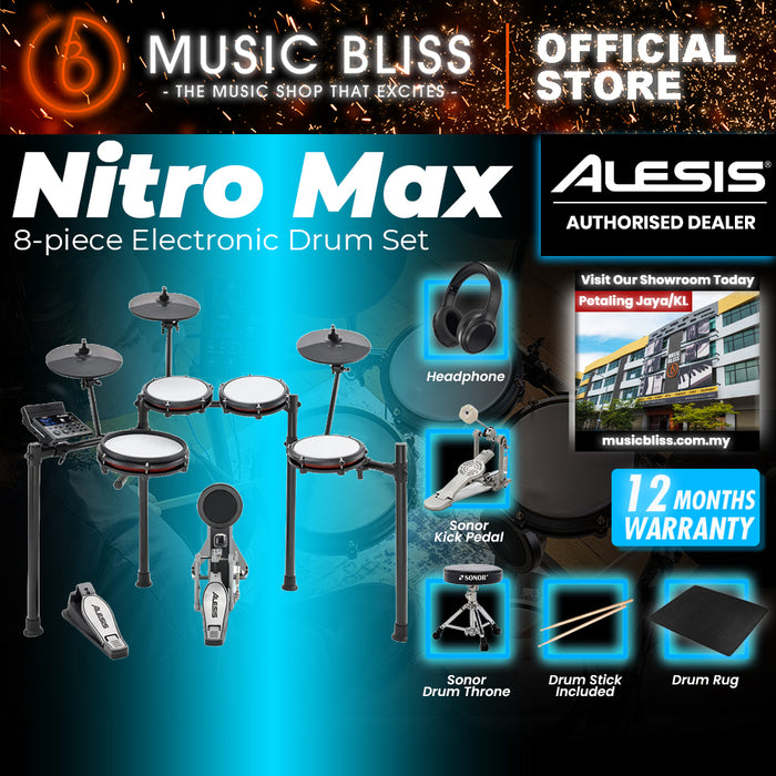 Alesis Nitro Max Best Budget Beginner  Electronic Drum Set