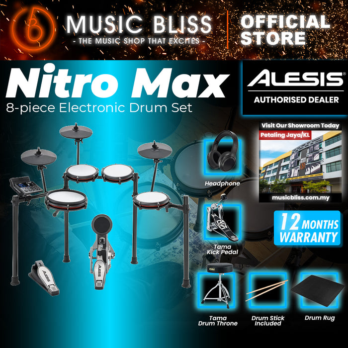 Alesis Nitro Max Best Budget Beginner  Electronic Drum Set