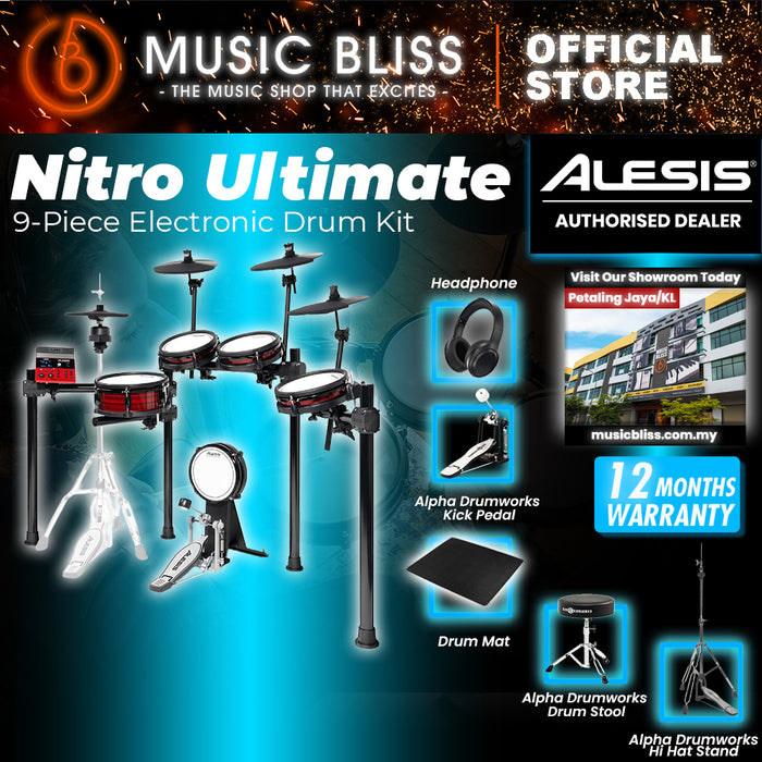 Alesis Nitro Ultimate Electronic Drum Set