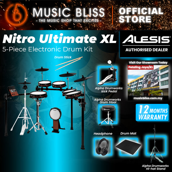 Alesis Nitro Ultimate XL Electronic Drum Set