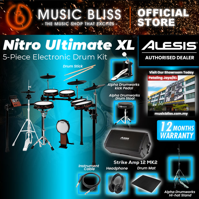 Alesis Nitro Ultimate XL Electronic Drum Set