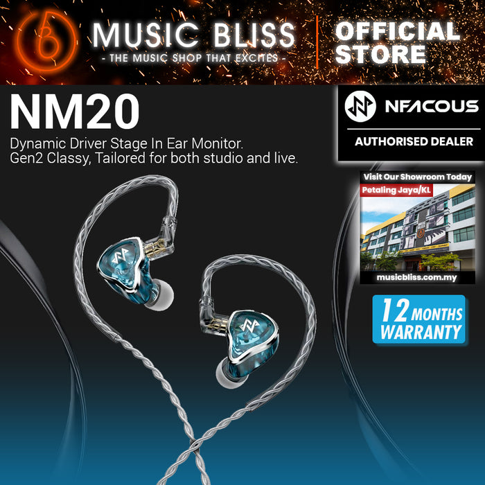NF Acous NM20 Professional Live Stage In Ear Monitor (Blue)