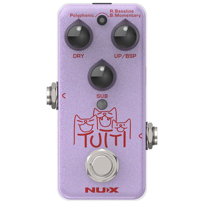 NUX NPO-2 TUTTI Three in One Polyphonic Octave Guitar Effect Mini Pedal