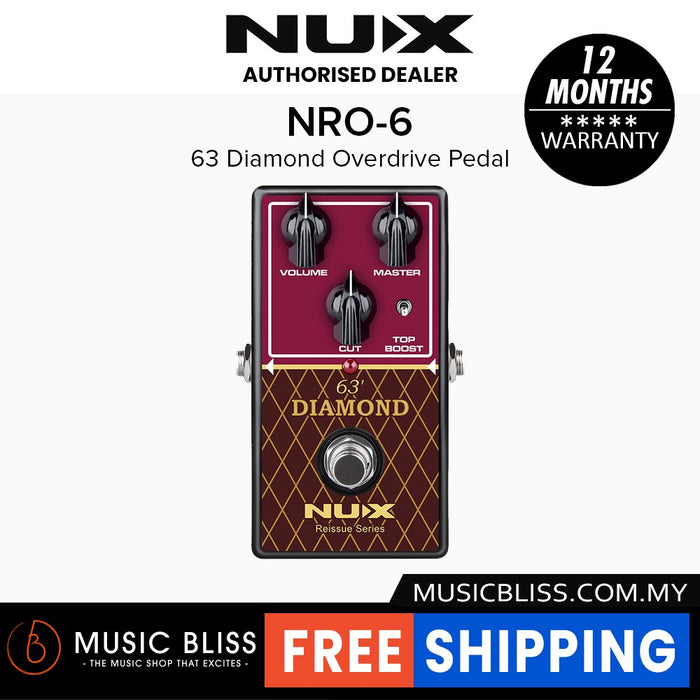 NUX NRO-6 63 Diamond Overdrive Pedal