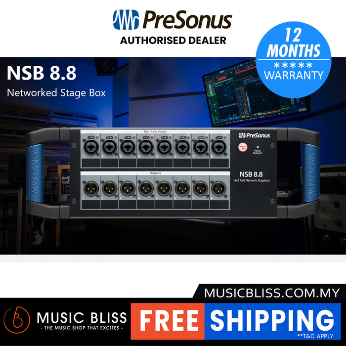 PreSonus NSB8.8 AVB Networked Stage Box