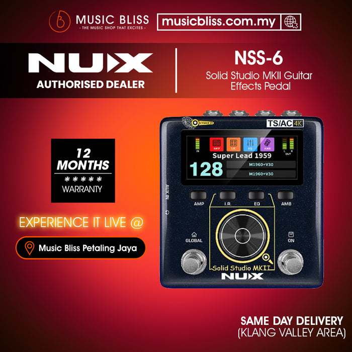 NUX NSS-6 Solid Studio MKII Guitar Effects Pedal