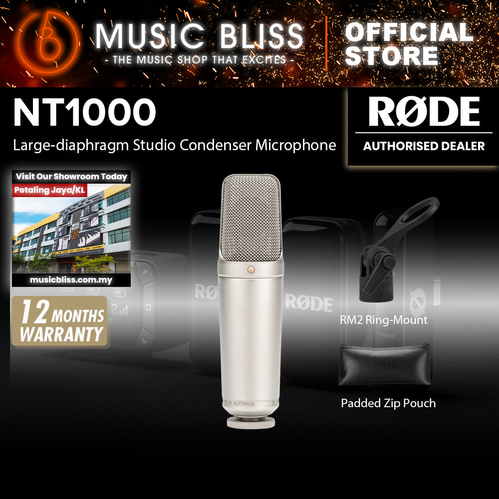 Rode NT1000 Large-diaphragm Condenser Microphone (NT-1000) | Music ...