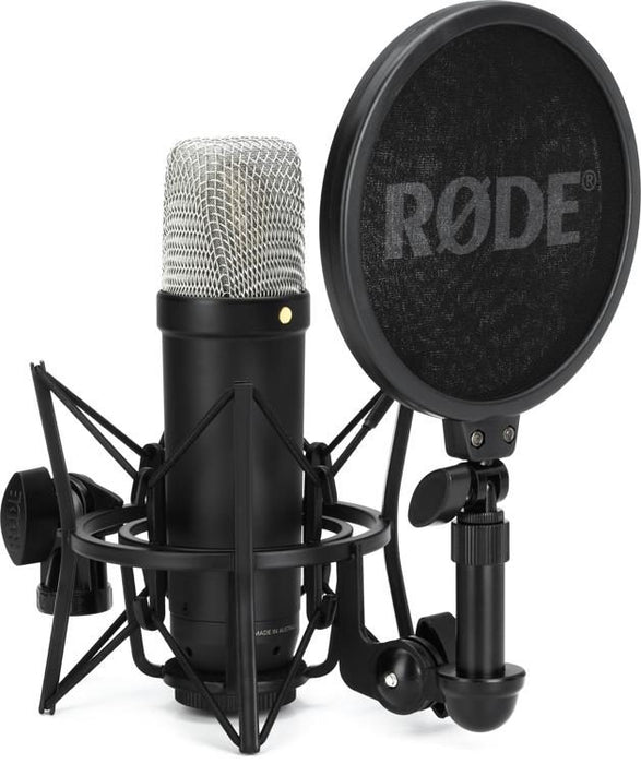 Rode NT1 5th Generation Studio Condenser Microphone - Black - Music Bliss Malaysia