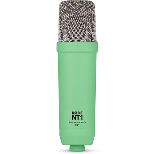 Rode NT1 Signature Series Condenser Microphone with SM6 Shockmount and Pop Filter - Green
