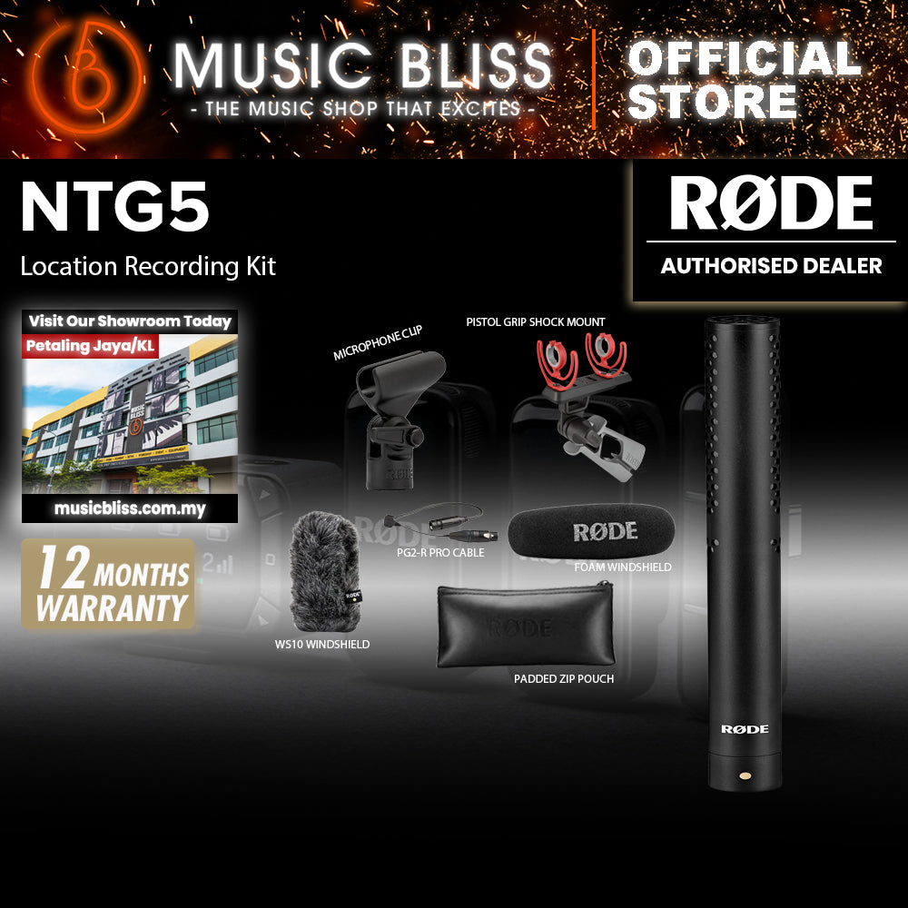 Rode NTG5 Shotgun Microphone Kit (NTG-5) | Music Bliss Malaysia