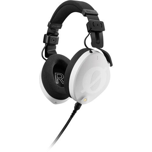 Rode NTH-100 Professional Studio Monitor Headphones with FREE Headphone Stand - White