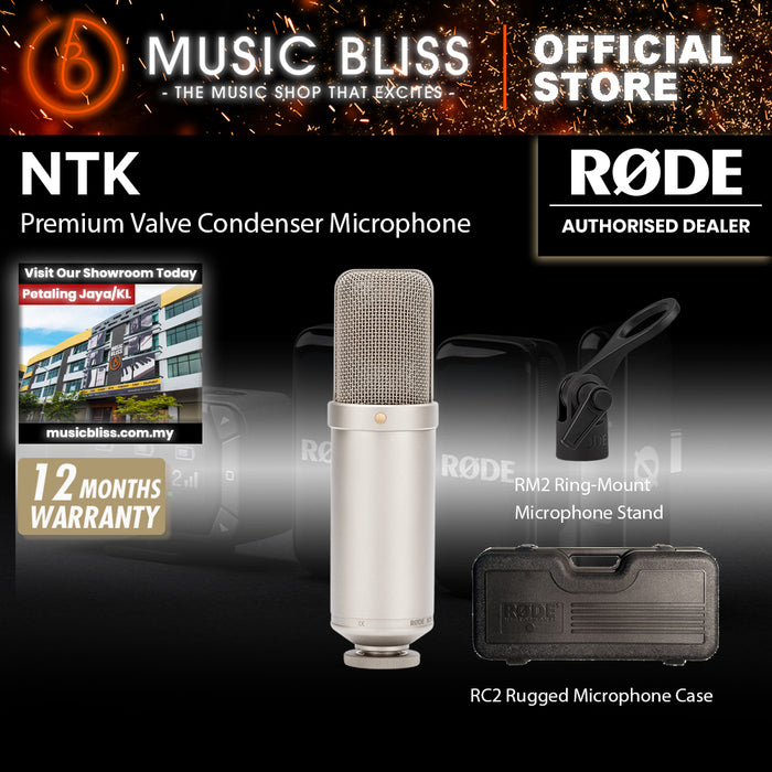 Rode NTK Large-diaphragm Tube Condenser Microphone 10 Years Warranty [Made in Australia]