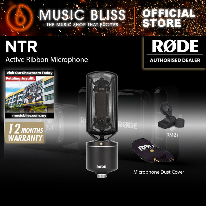 Rode NTR Active Ribbon Microphone - 10 Years Warranty [Made in Australia]