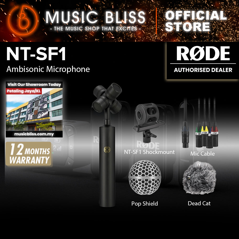 Rode SoundField NT-SF1 Ambisonic Microphone (NTSF1) 10 Years Warranty ...