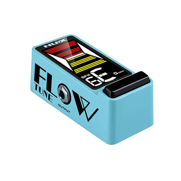 NUX NTU-3 Flow Tune True And Buffered Bypass Mini Guitar Pedal Tuner - Blue
