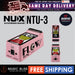 NUX NTU-3 Flow Tune True And Buffered Bypass Mini Guitar Pedal Tuner - Pink - Music Bliss Malaysia