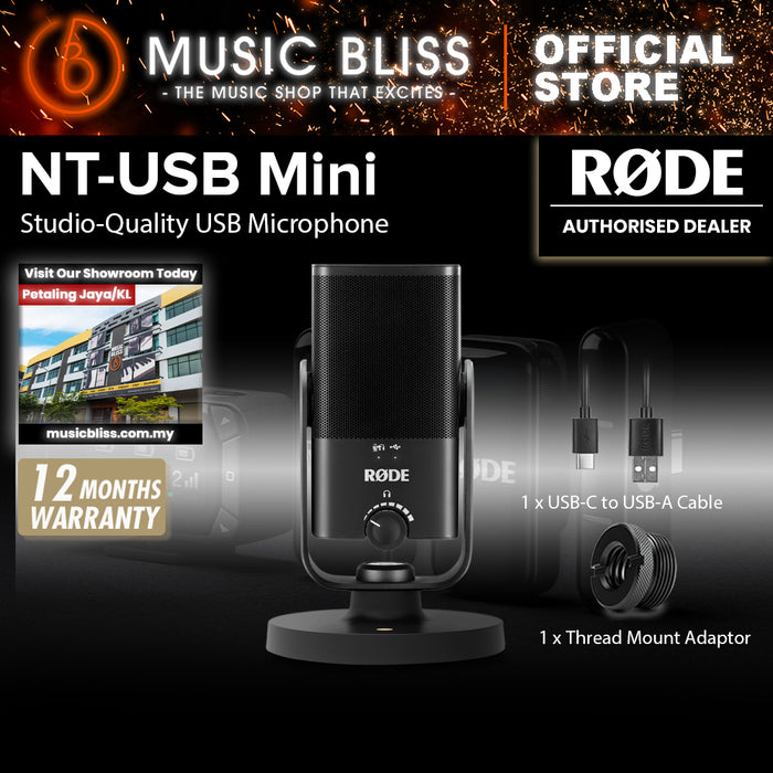 Rode NT-USB Mini USB Condenser Microphone