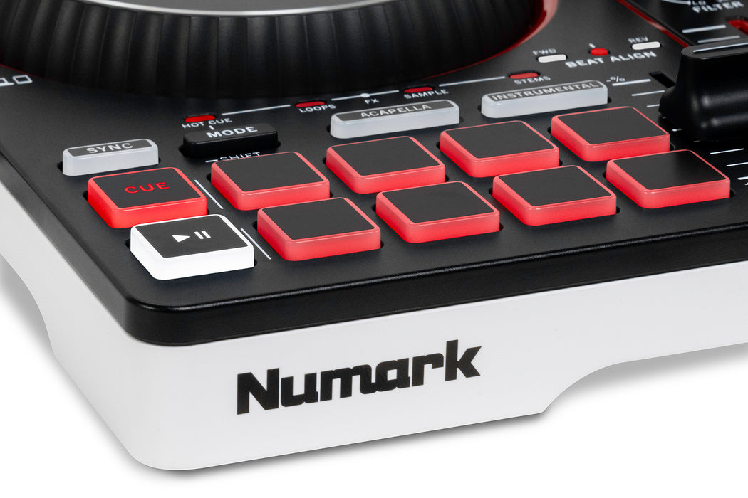 Numark Party Mix III DJ Controller with Built-In LED Light Show, Bluetooth MIDI & Serato DJ Support