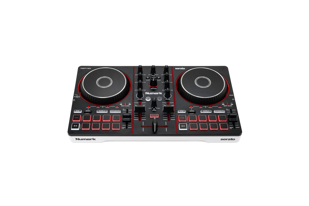 Numark Party Mix III DJ Controller with Built-In LED Light Show, Bluetooth MIDI & Serato DJ Support