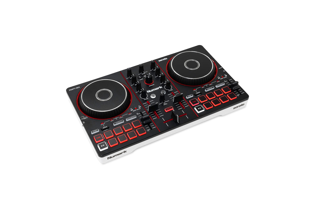 Numark Party Mix III DJ Controller with Built-In LED Light Show, Bluetooth MIDI & Serato DJ Support