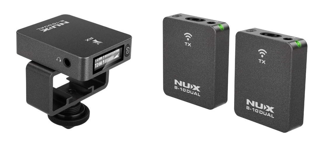 NUX B-10 DUAL 2.4GHz Wireless Vlog System Dual