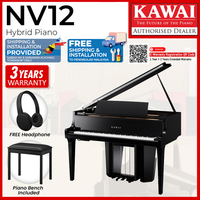 Kawai Novus NV12 High Performance Millennium III Hybrid Upright Digital Piano
