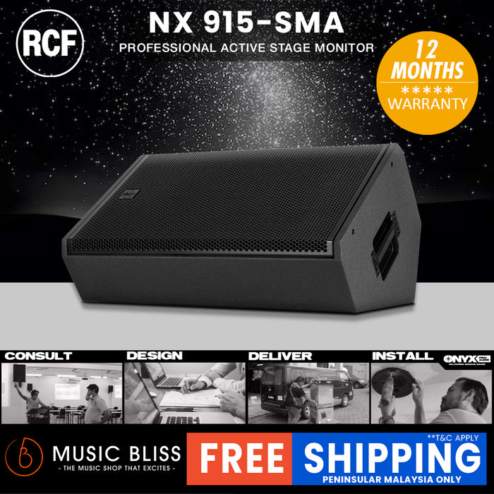 RCF NX 915-SMA 15" 2100W Active Stage Monitor