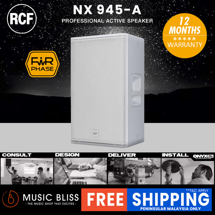 RCF NX 945-A 15'' 2-Way Active Speaker - White