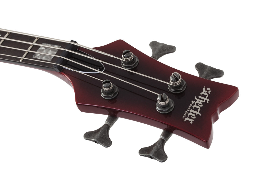 Schecter Nadja Peulen Np-4 Electric Bass Guitar - Red Syren