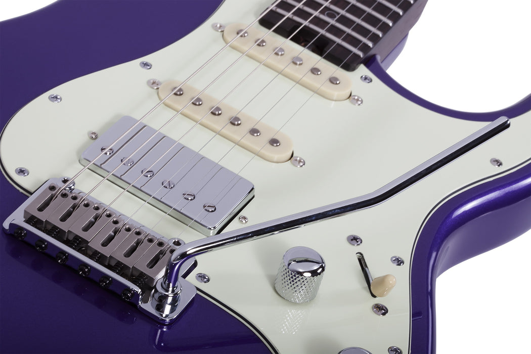 Schecter Nick Johnston Traditional HSS 10th Anniversary Electric Guitar - Atomic Violet