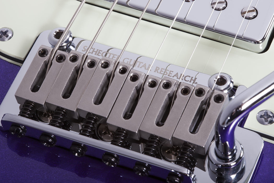 Schecter Nick Johnston Traditional HSS 10th Anniversary Electric Guitar - Atomic Violet