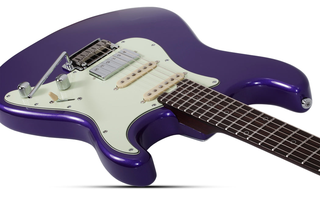 Schecter Nick Johnston Traditional HSS 10th Anniversary Electric Guitar - Atomic Violet