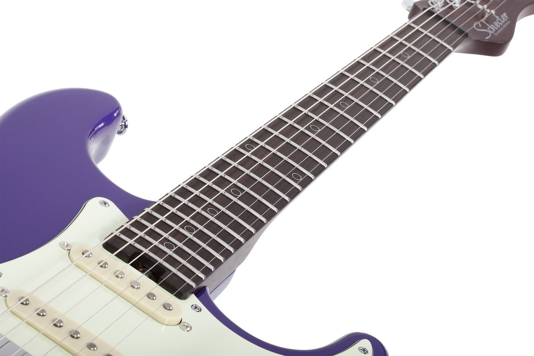 Schecter Nick Johnston Traditional HSS 10th Anniversary Electric Guitar - Atomic Violet