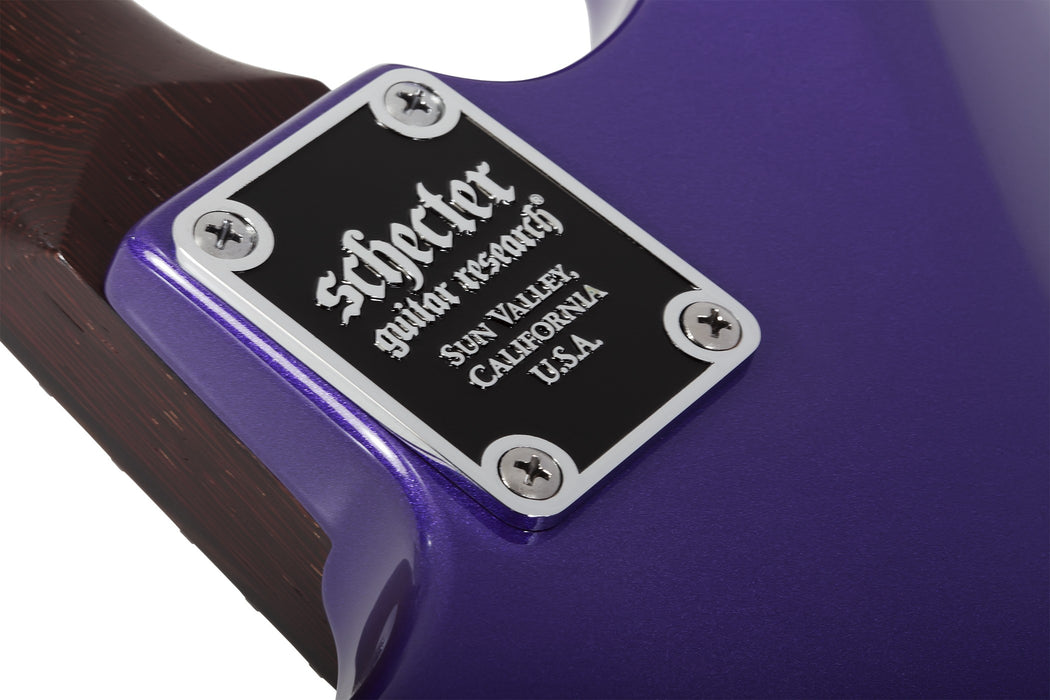 Schecter Nick Johnston Traditional HSS 10th Anniversary Electric Guitar - Atomic Violet