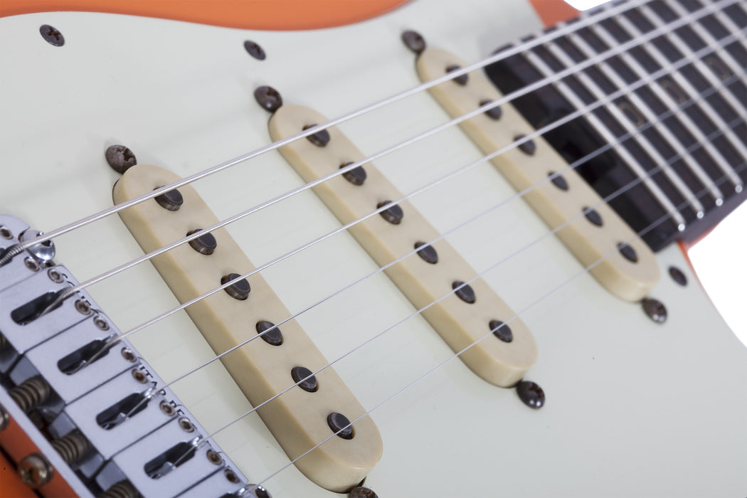 Schecter Nick Johnston Trad-USA "Wembley" Electric Guitar - Atomic Orange