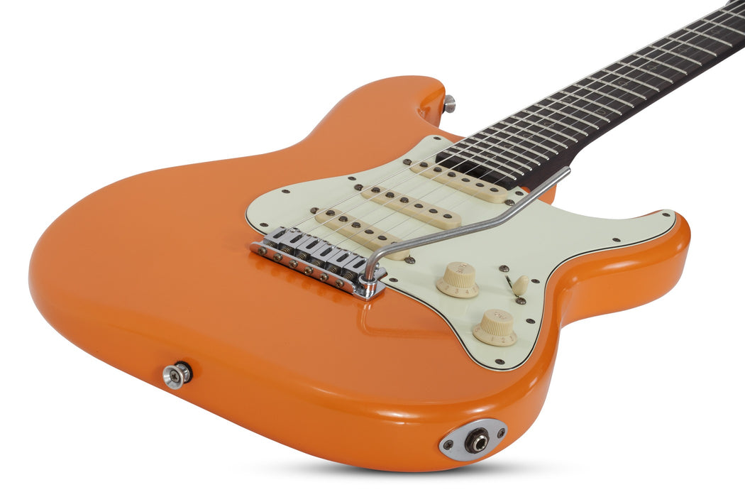 Schecter Nick Johnston Trad-USA "Wembley" Electric Guitar - Atomic Orange