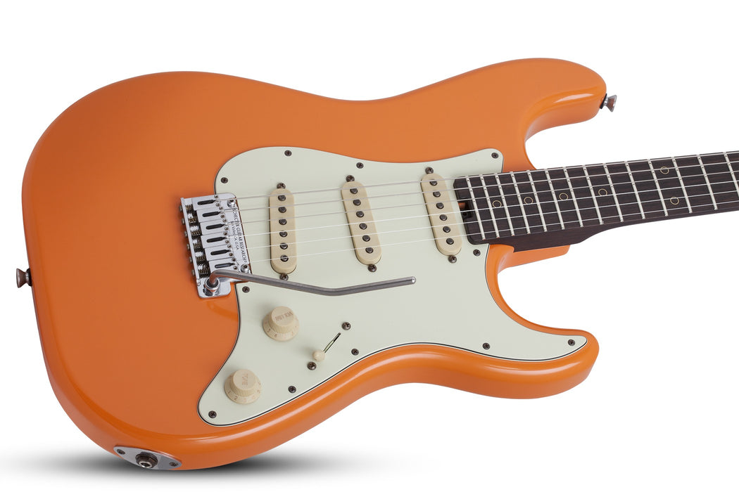 Schecter Nick Johnston Trad-USA "Wembley" Electric Guitar - Atomic Orange
