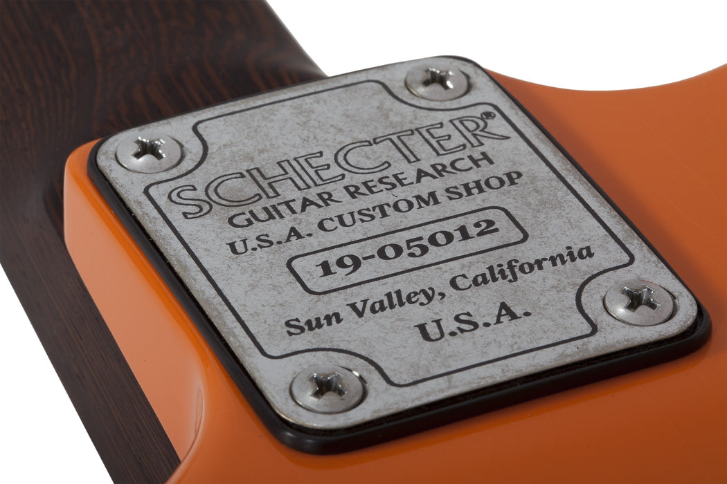 Schecter Nick Johnston Trad-USA "Wembley" Electric Guitar - Atomic Orange