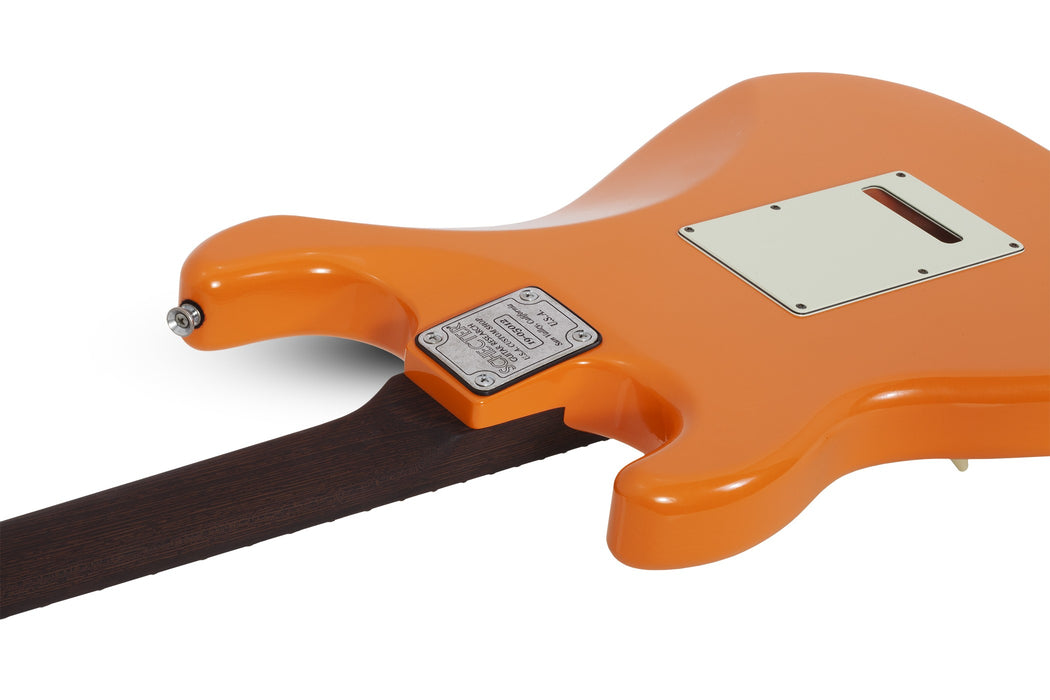 Schecter Nick Johnston Trad-USA "Wembley" Electric Guitar - Atomic Orange