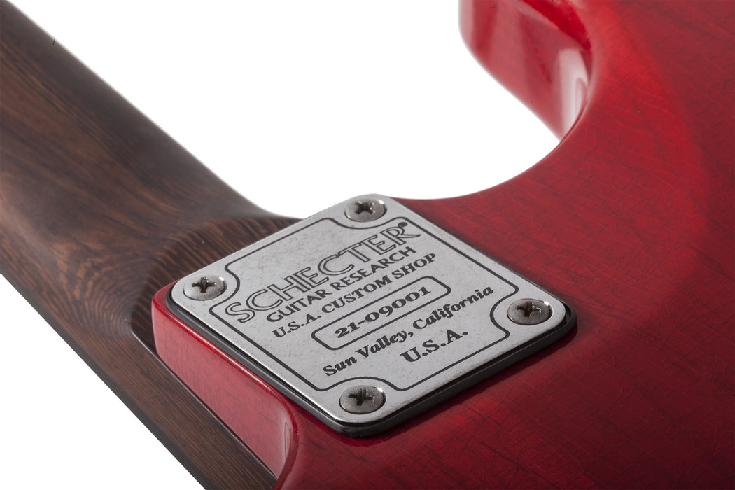 Schecter Nick Johnston Trad-USA "Wembley" HSS Electric Guitar - Atomic Fire