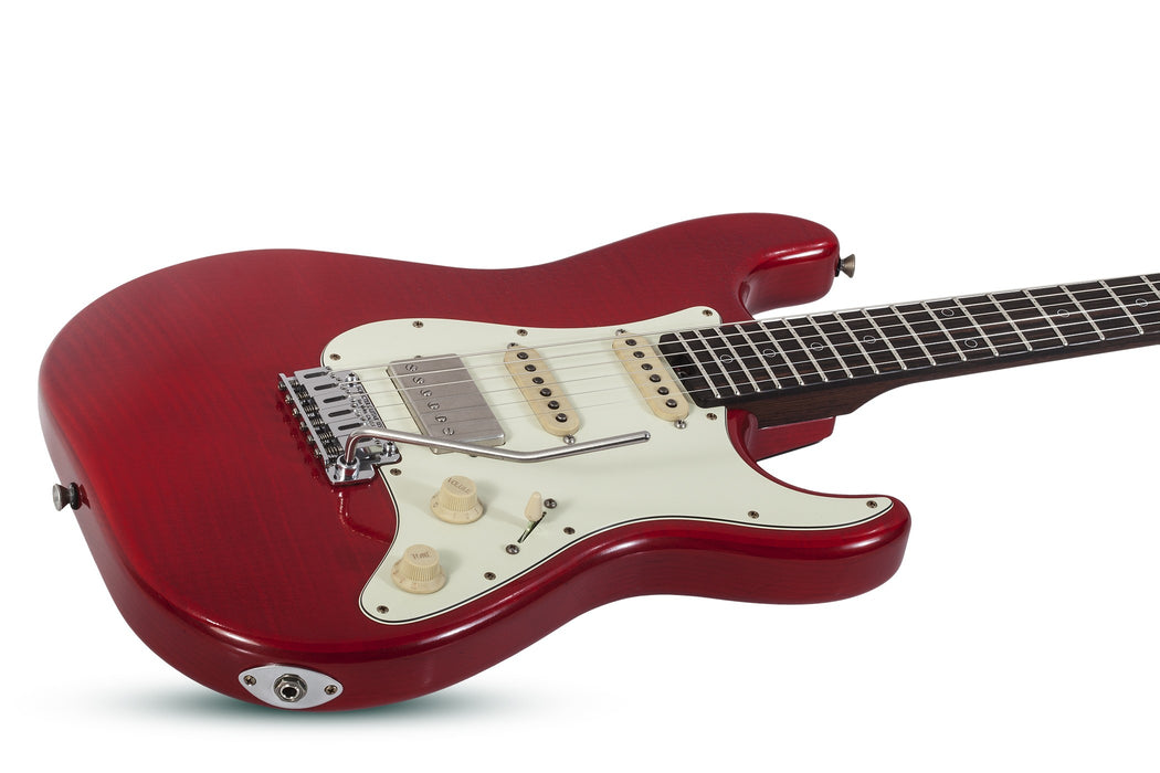 Schecter Nick Johnston Trad-USA "Wembley" HSS Electric Guitar - Atomic Fire
