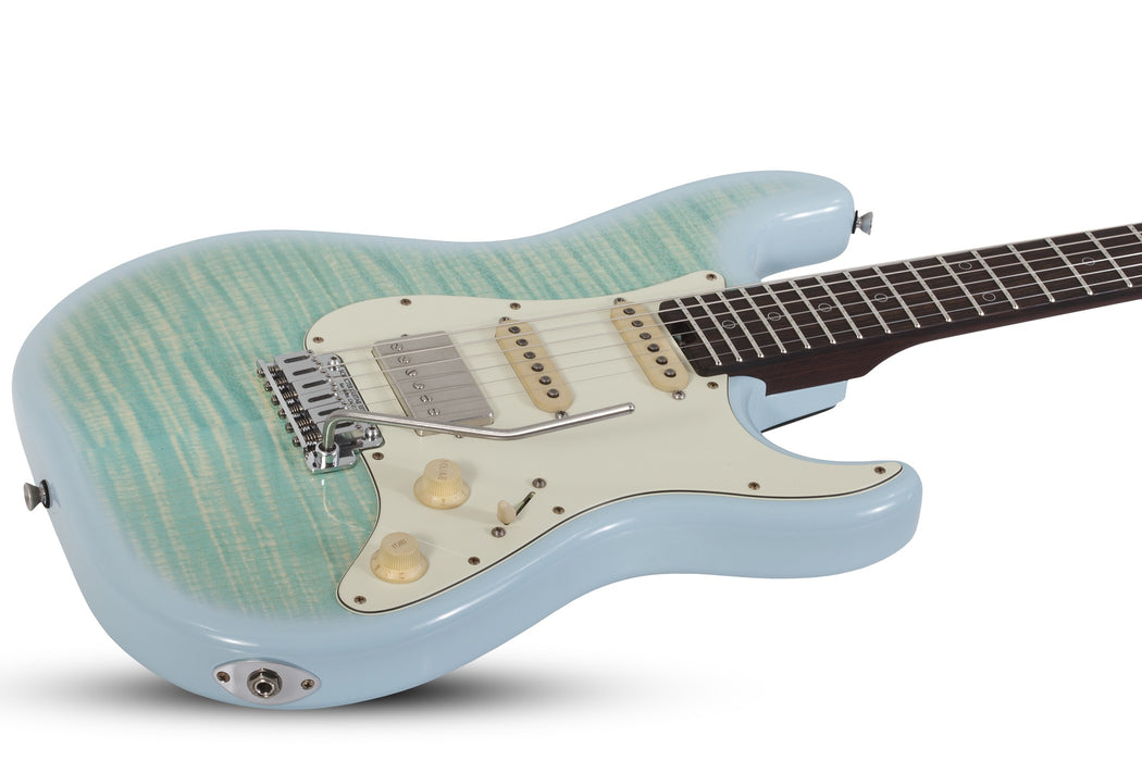 Schecter Nick Johnston Trad-USA "Wembley" HSS Electric Guitar - Atomic Ice