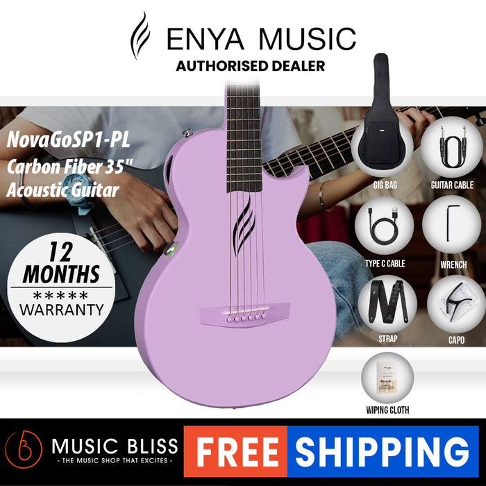 Enya Nova Go SP1 Guitar- Purple - Music Bliss Malaysia