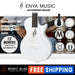 Enya Nova Go Guitar SP1 Carbon Fiber Acoustic-Electric Guitar - White - Music Bliss Malaysia
