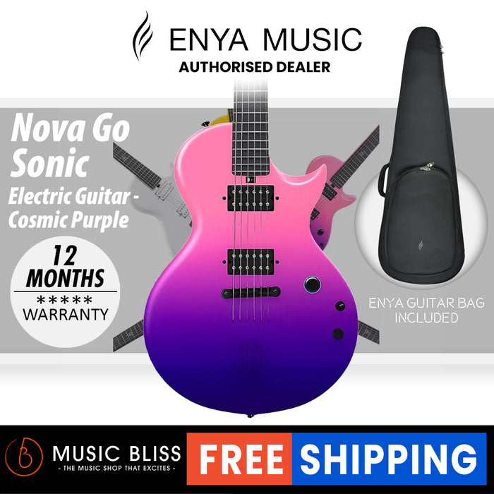 Enya Nova Go Sonic Electric Guitar - Cosmic Purple