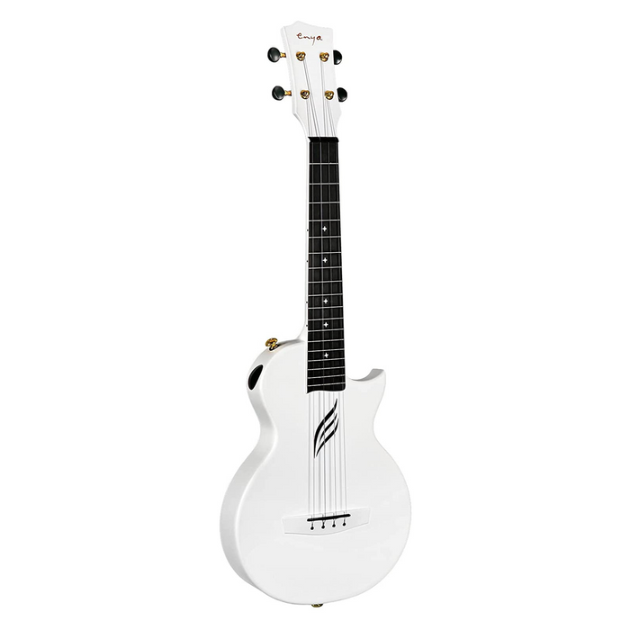 Enya Nova U Pro Tenor Carbon Ukulele - White - Music Bliss Malaysia