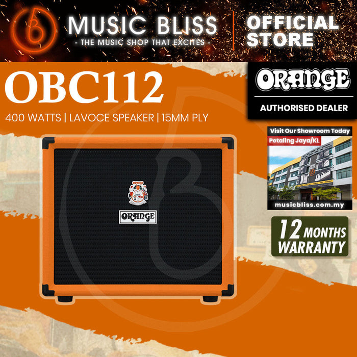 Orange OBC112 400-watt 1x12" Bass Cabinet