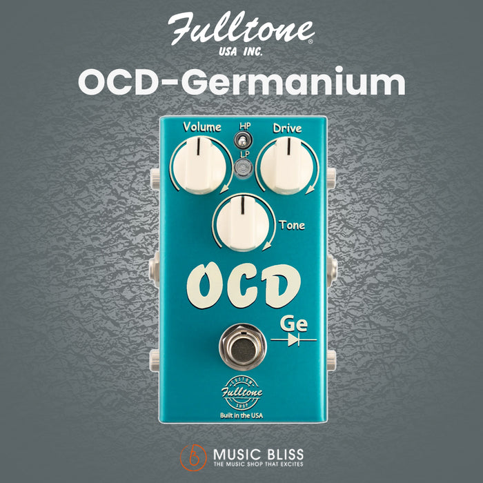 Fulltone Custom Shop OCD-Ge Germanium Obsessive Compulsive Drive Pedal